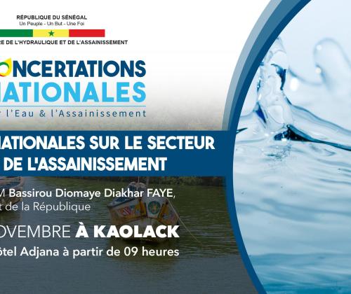 CONCERTATIONS NATIONALES SUR L’EAU : LES ACTEURS SE DONNENT RENDEZ-VOUS A KAOLACK