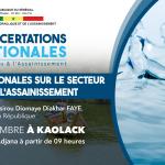 CONCERTATIONS NATIONALES SUR L’EAU : LES ACTEURS SE DONNENT RENDEZ-VOUS A KAOLACK